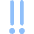Alert Priority Medium Icon from Core Flat Set