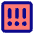 Alert Square Priority High Icon from Core Pop Set