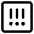 Alert Square Priority High Icon from Core Line Set
