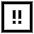 Alert Square Priority Medium Icon from Sharp Line Set