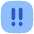 Alert Square Priority Medium Icon from Flex Flat Set