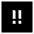 Alert Square Priority Medium Icon from Sharp Solid Set