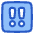Alert Square Priority Medium Icon from Plump Duo Set