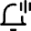 Bell Badge Waveform Icon from Core Line Set