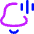 Bell Badge Waveform Icon from Flex Neon Set