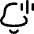Bell Badge Waveform Icon from Flex Line Set