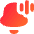 Bell Badge Waveform Icon from Flex Gradient Set