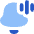Bell Badge Waveform Icon from Flex Flat Set