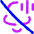Bell Badge Waveform Slash Icon from Flex Neon Set