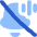 Bell Badge Waveform Slash Icon from Flex Flat Set