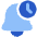 Bell Set Timer Icon from Plump Flat Set