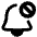 Block Bell Notification Icon from Plump Remix Set