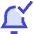 Enabled Bell Notification Icon from Sharp Duo Set