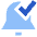 Enabled Bell Notification Icon from Sharp Flat Set