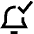 Enabled Bell Notification Icon from Sharp Line Set