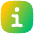 Information Square Icon from Flex Gradient Set
