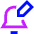 Notification Edit Icon from Sharp Neon Set