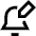 Notification Edit Icon from Sharp Line Set