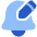 Notification Edit Icon from Plump Flat Set