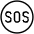 Sos Symbol Icon from Ultimate Light Set