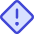 Warning Diamond icon - Free transparent PNG, SVG. No sign up needed.