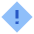 Warning Diamond icon - Free transparent PNG, SVG. No sign up needed.