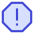 Warning Octagon icon - Free transparent PNG, SVG. No sign up needed.