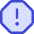 Warning Octagon icon - Free transparent PNG, SVG. No sign up needed.