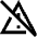 Warning Off Icon from Sharp Line Set