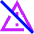 Warning Off Icon from Sharp Neon Set