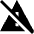 Warning Off Icon from Sharp Solid Set