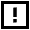 Warning Square Icon from Sharp Remix Set