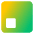 Align Bottom Left Square Icon from Core Gradient Set