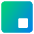Align Bottom Right Square Icon from Core Gradient Set