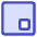 Align Bottom Right Square Icon from Core Duo Set