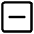 Align Center Horizontal Square Icon from Core Line Set