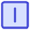 Align Center Vertical Square Icon from Core Duo Set