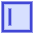 Align Left Square Icon from Sharp Duo Set