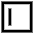 Align Left Square Icon from Sharp Line Set