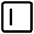 Align Left Square Icon from Core Line Set