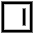 Align Right Square Icon from Sharp Line Set