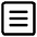 Align Three Horizontal Square Icon from Core Line Set