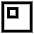 Align Top Left Square Icon from Sharp Line Set