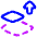 Bring Forward Icon from Plump Neon Set