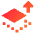 Bring Forward Icon from Sharp Gradient Set