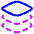 Bring To Front Icon from Plump Neon Set