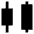 Distribute Center Horizontal Icon from Sharp Solid Set