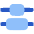 Distribute Center Vertical Icon from Plump Flat Set
