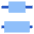 Distribute Center Vertical Icon from Sharp Flat Set