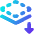 Send Backward Icon from Core Gradient Set